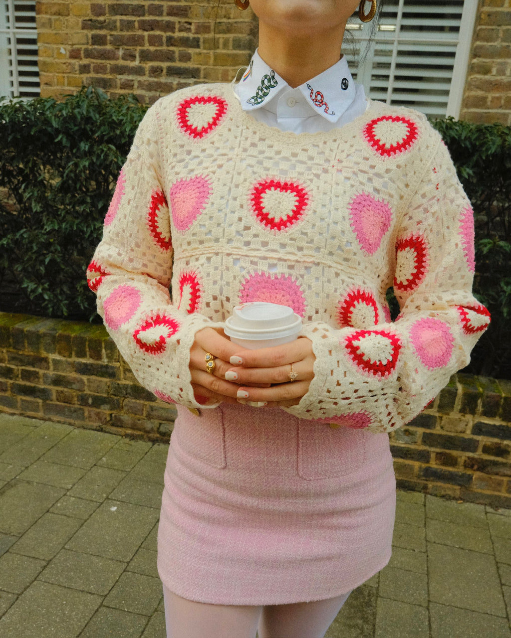 Peonia - Patchwork Heart Crochet Top