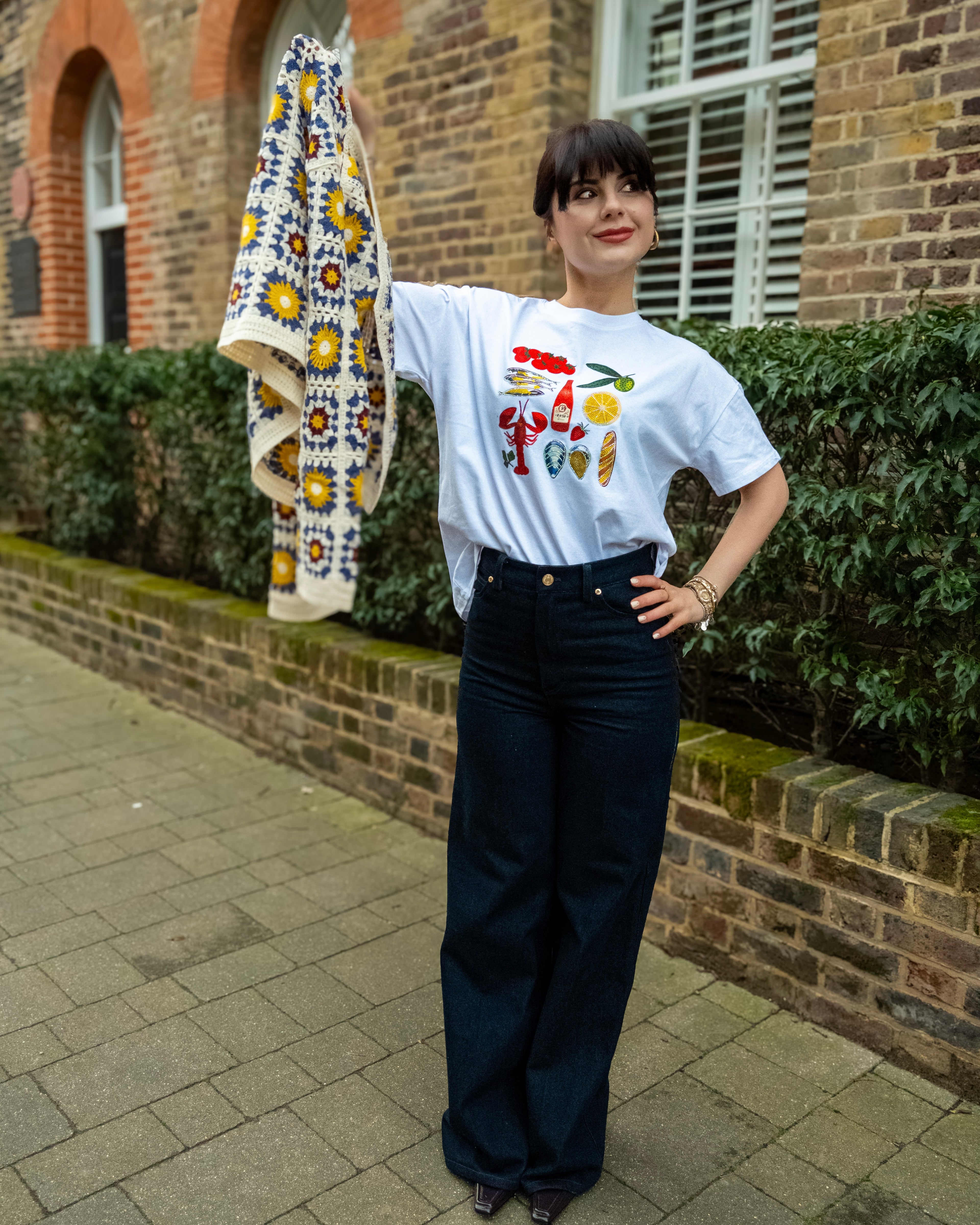 Riviera - Embellished Cuisine Food T-Shirt