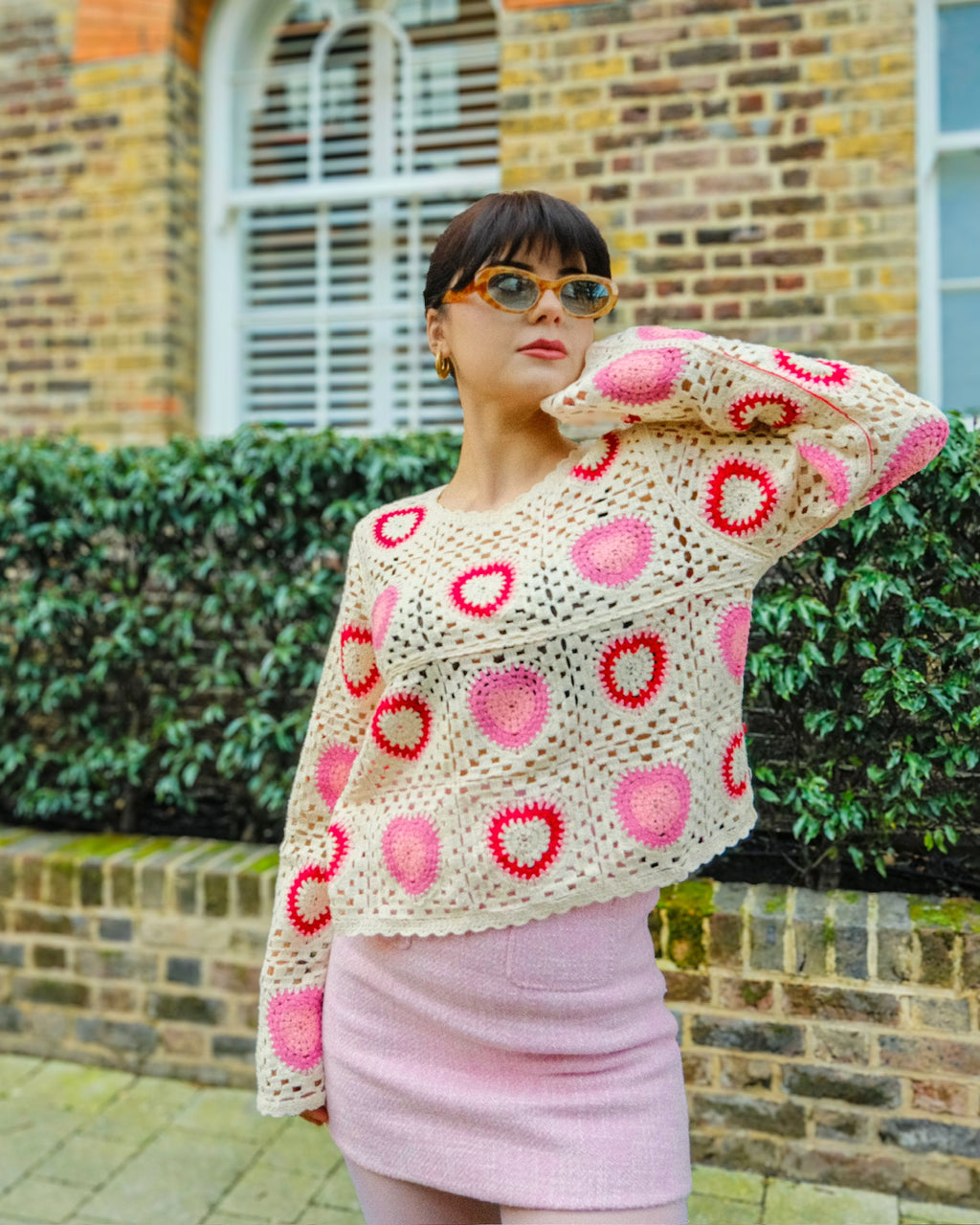 Peonia - Patchwork Heart Crochet Top