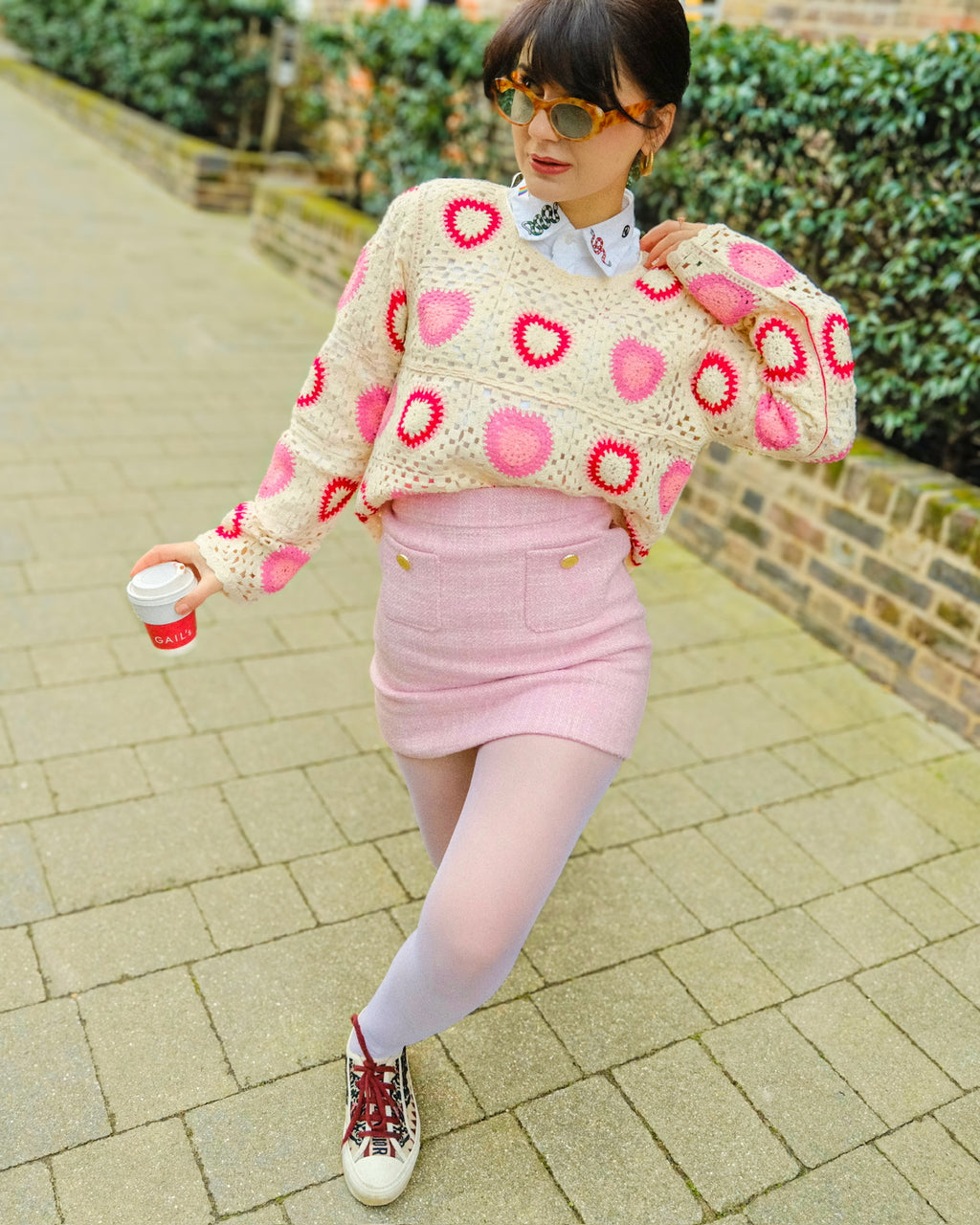 Peonia - Patchwork Heart Crochet Top