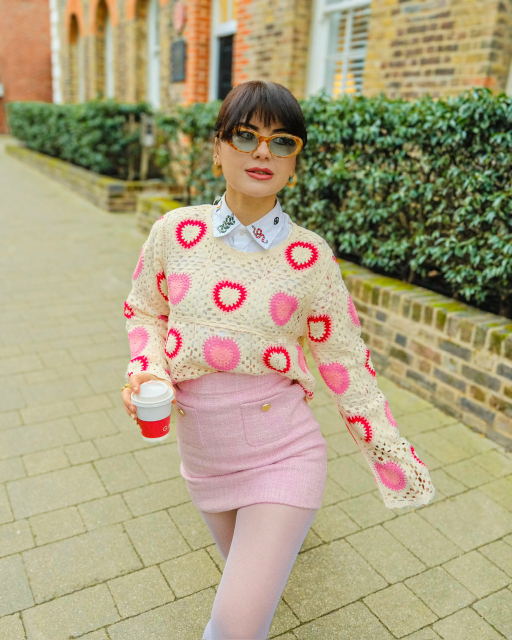 Peonia - Patchwork Heart Crochet Top