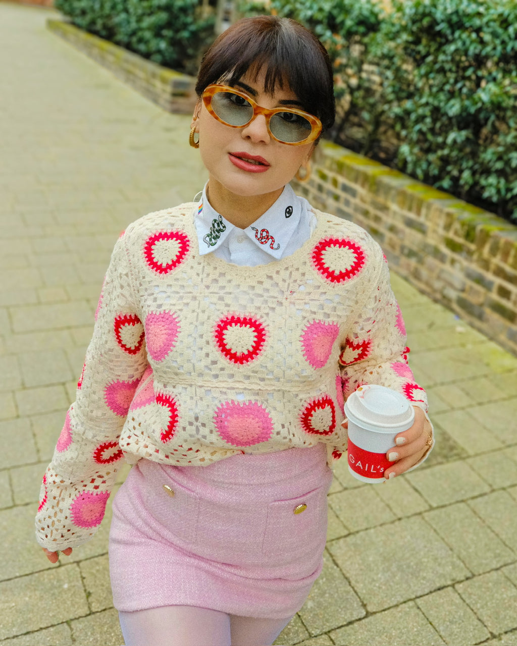 Peonia - Patchwork Heart Crochet Top