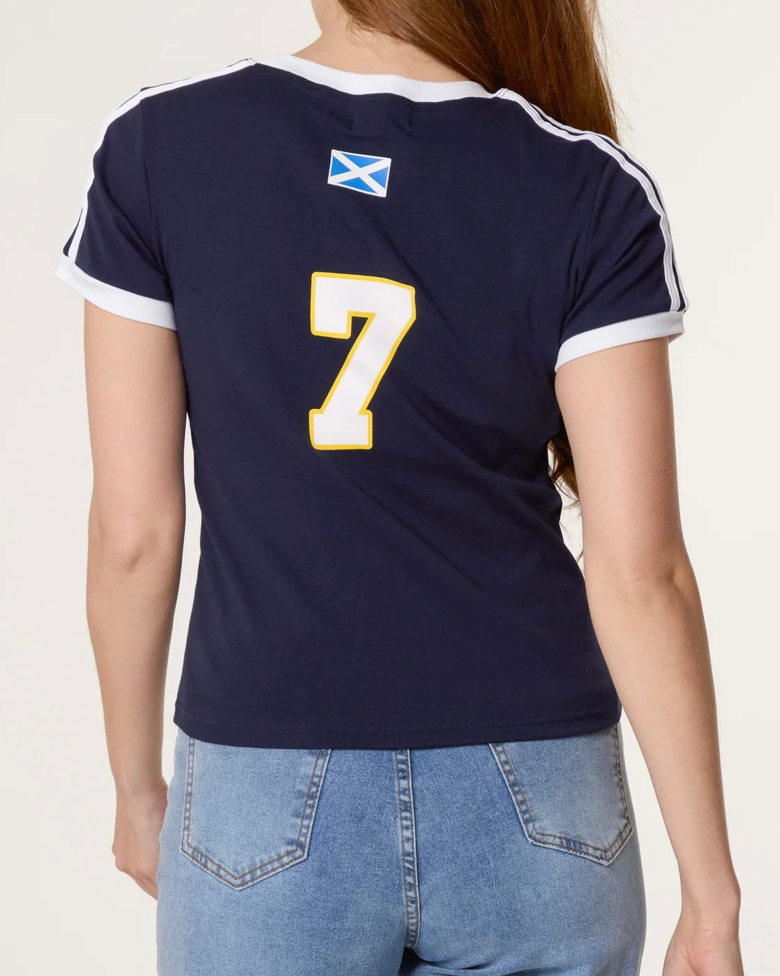 Scotland Jersey T-shirt with Diamante Details