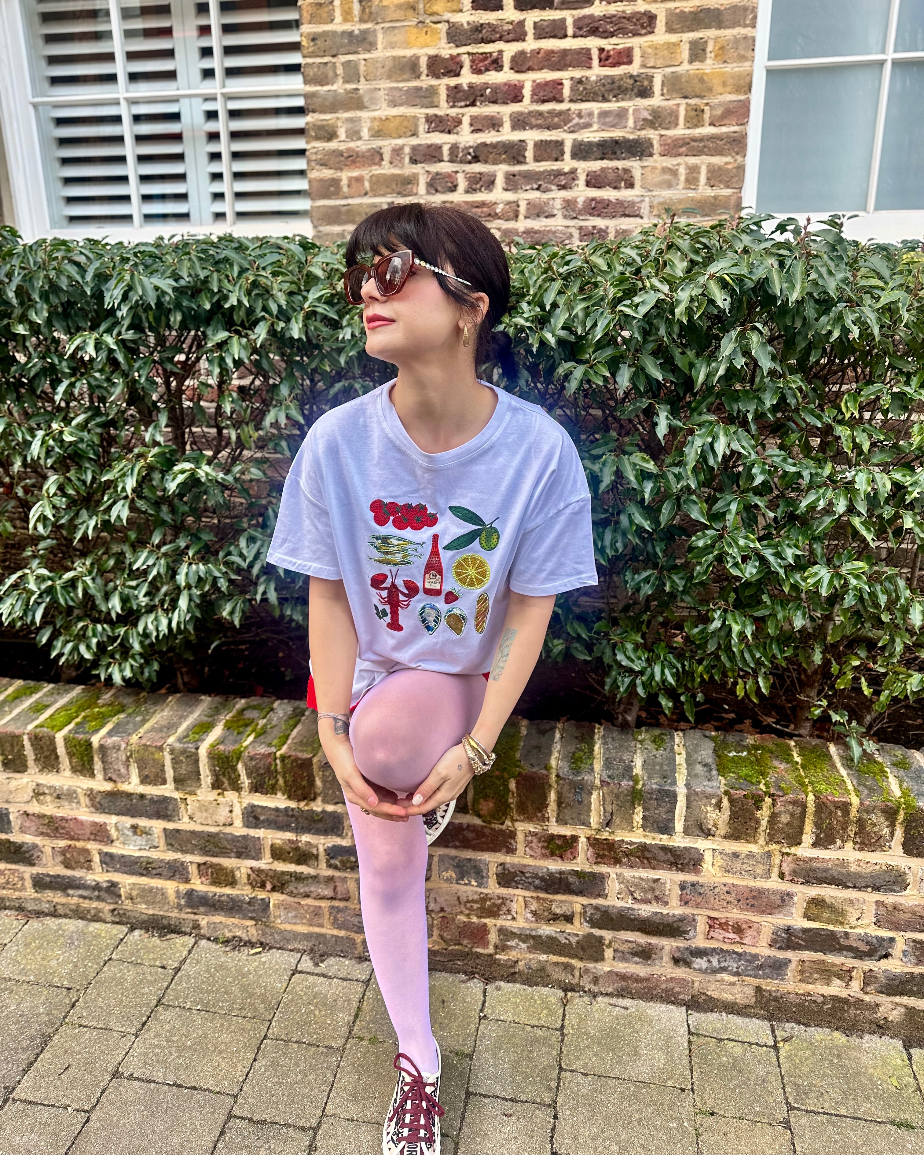 Riviera - Embellished Cuisine Food T-Shirt
